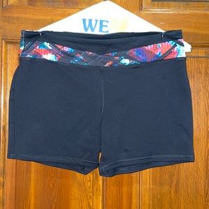 Black stretchy shorts